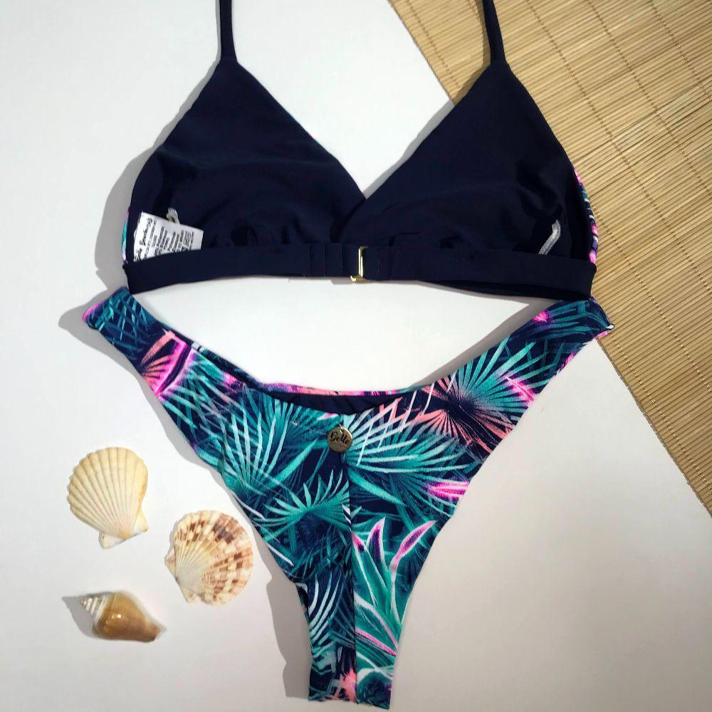 Conjunto Base Fixa Est. Folhas Neon
